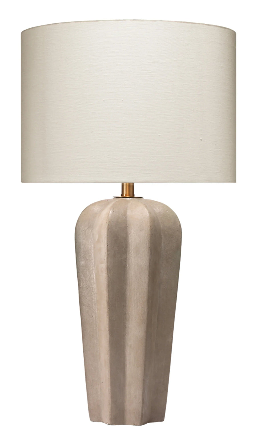 SwayLiving Regal Cement Table Lamp with Linen Shade TABLE LAMPS