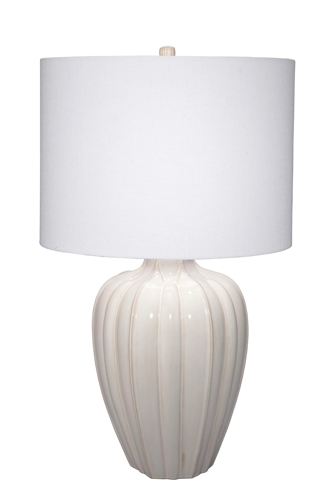 SwayLiving Seraphina Ceramic Table Lamp with Linen Shade TABLE LAMPS
