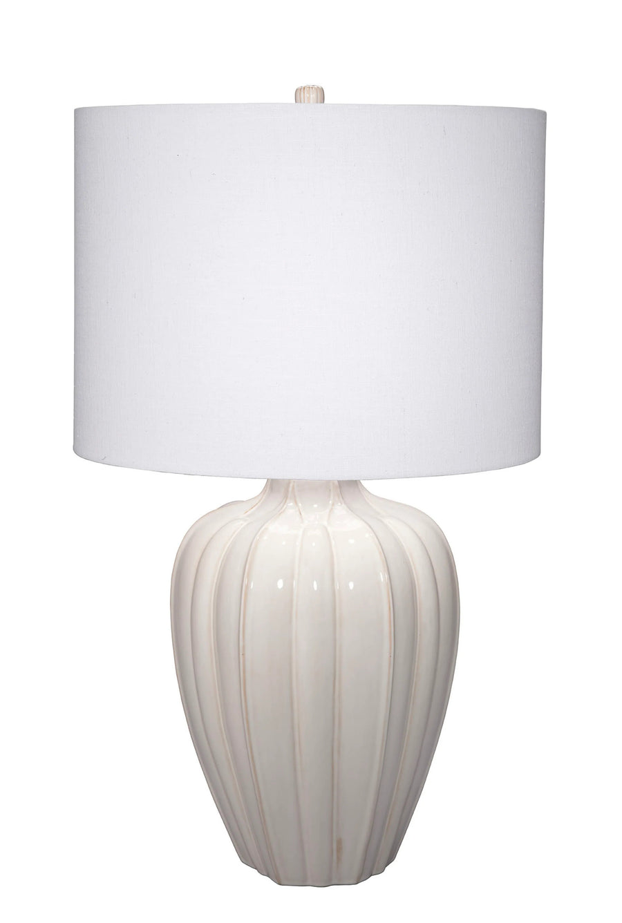 SwayLiving Seraphina Ceramic Table Lamp with Linen Shade TABLE LAMPS