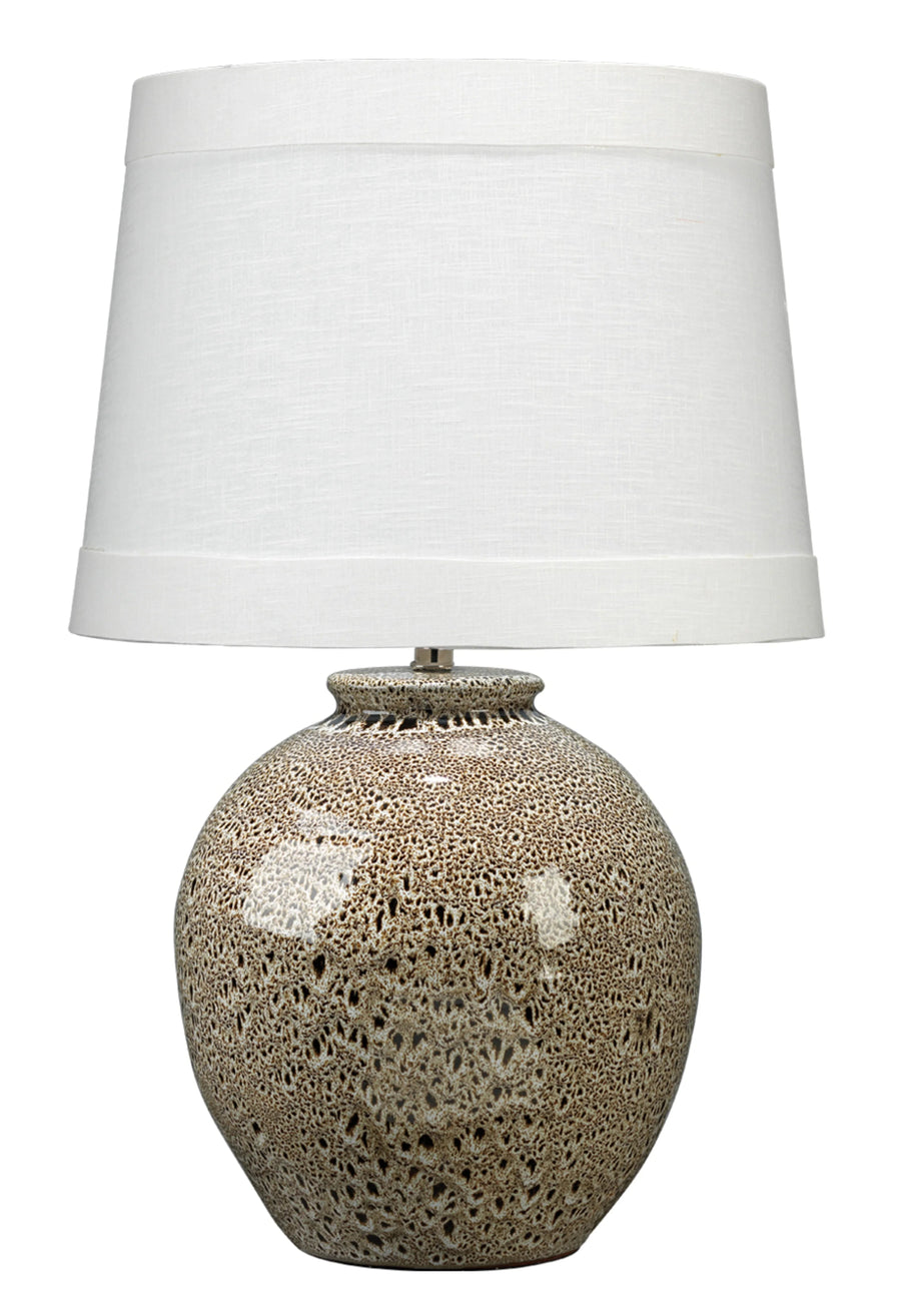 SwayLiving Vagabond Ceramic Table Lamp with Linen Shade TABLE LAMPS