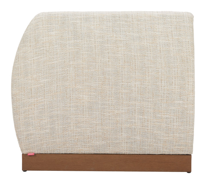 Christy Corner Chair Beige