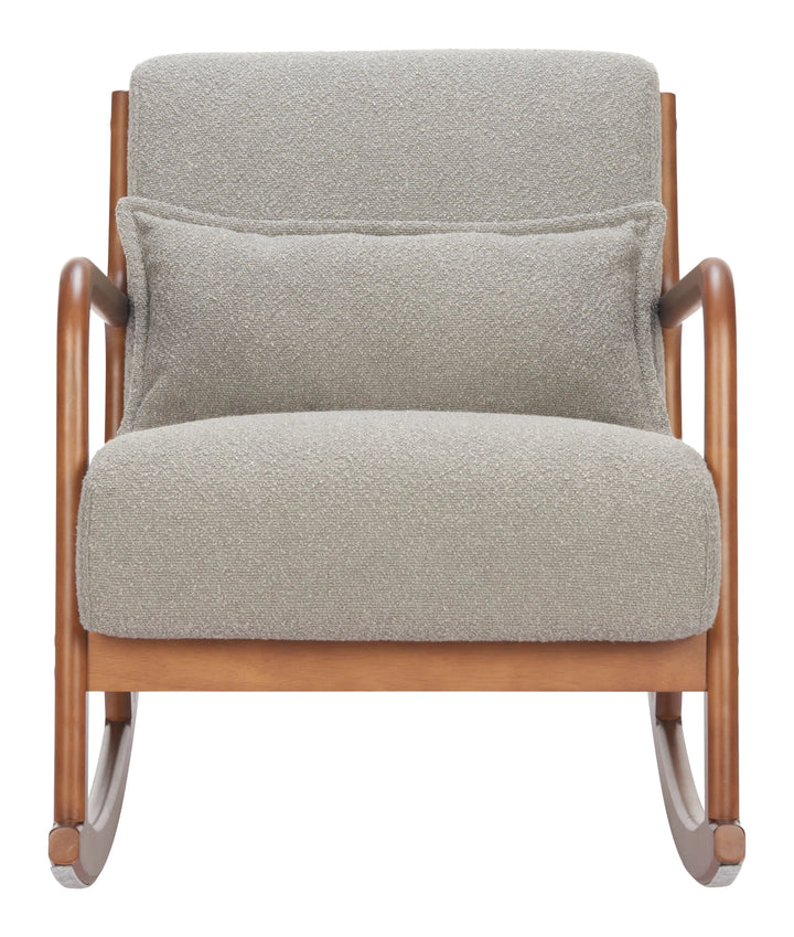 SwayLiving Hady Rocking Chair Gray ACCENT + LOUNGE CHAIRS