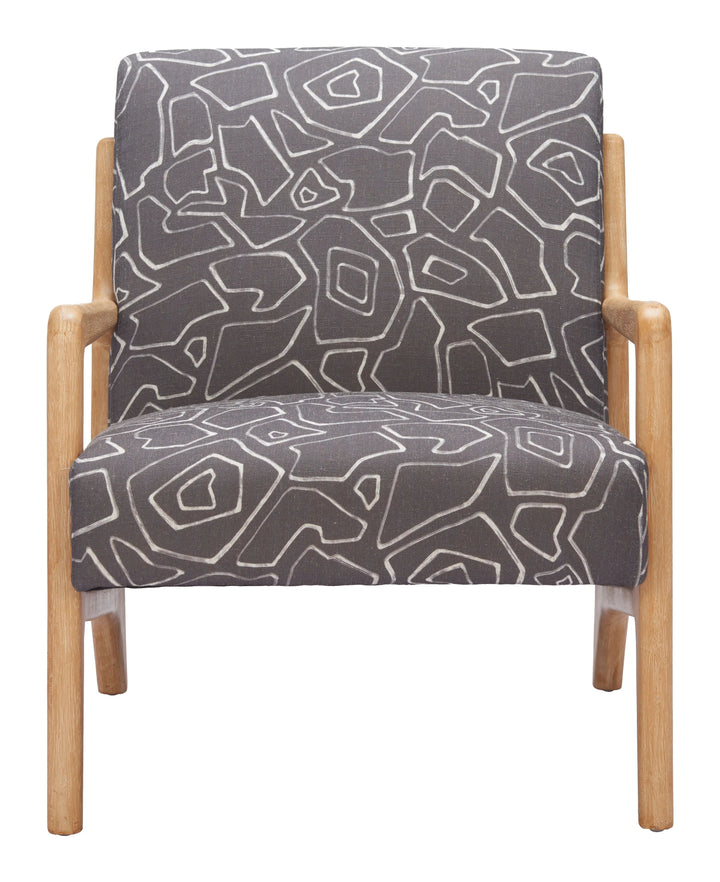 SwayLiving Runa Accent Chair Gray & Natural ACCENT + LOUNGE CHAIRS
