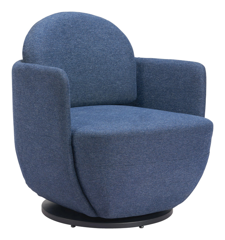 SwayLiving Bant Swivel Chair Blue ACCENT + LOUNGE CHAIRS