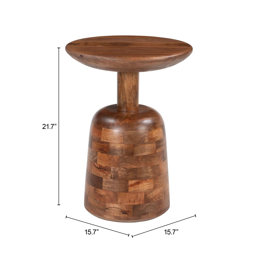 SwayLiving Kelk Side Table Walnut ACCENT TABLES