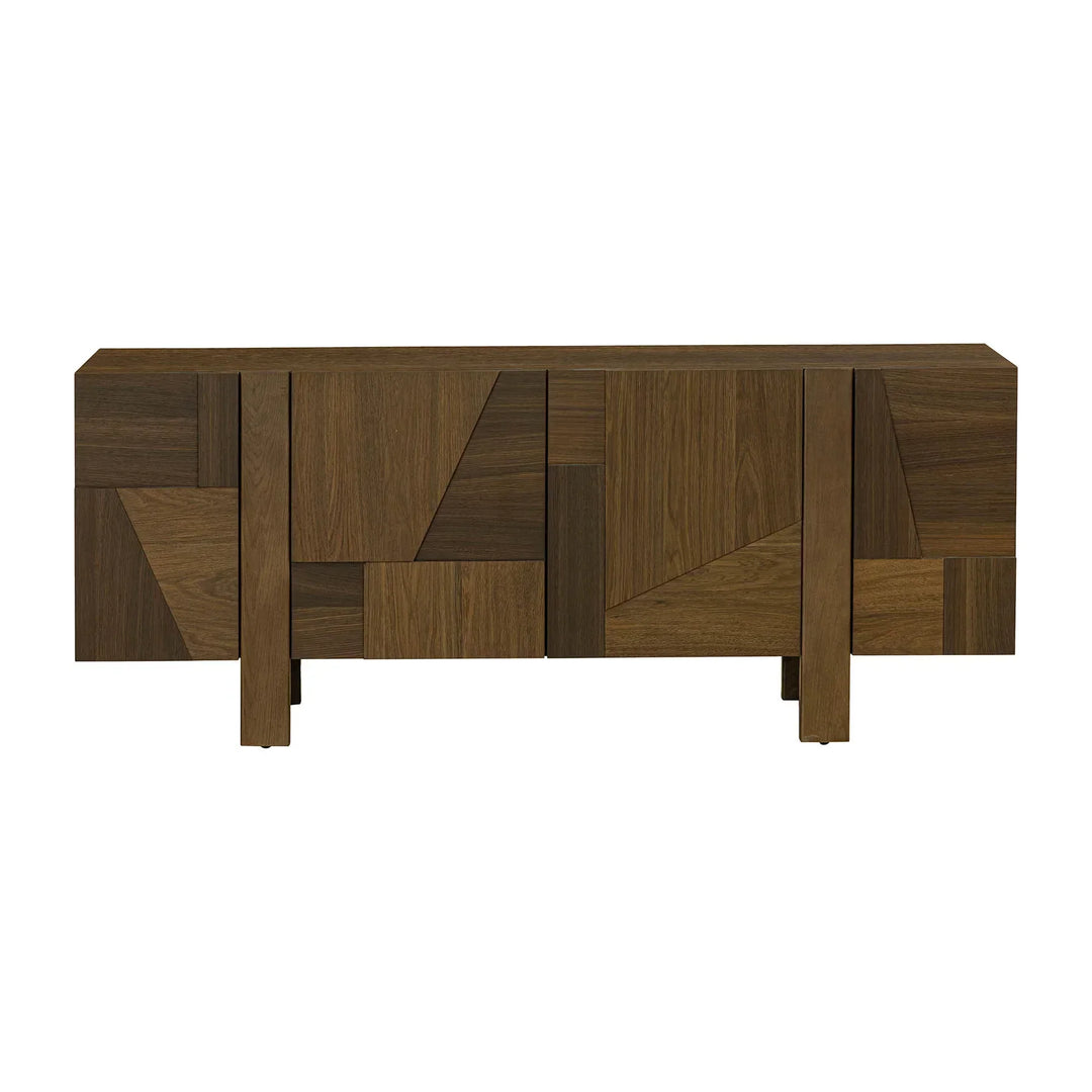 SwayLiving Abstract 4 Door Sideboard SIDEBOARDS + CREDENZAS