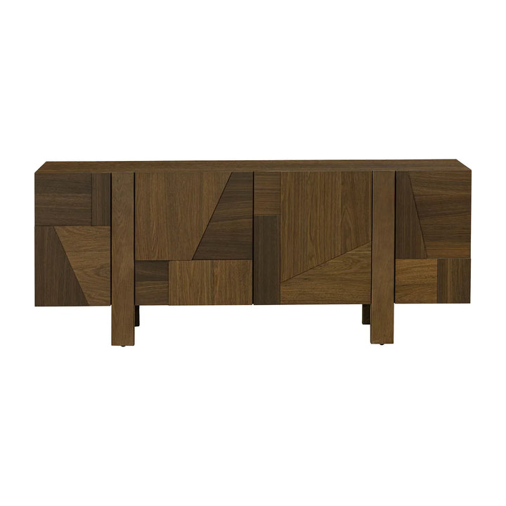 SwayLiving Abstract 4 Door Sideboard SIDEBOARDS + CREDENZAS