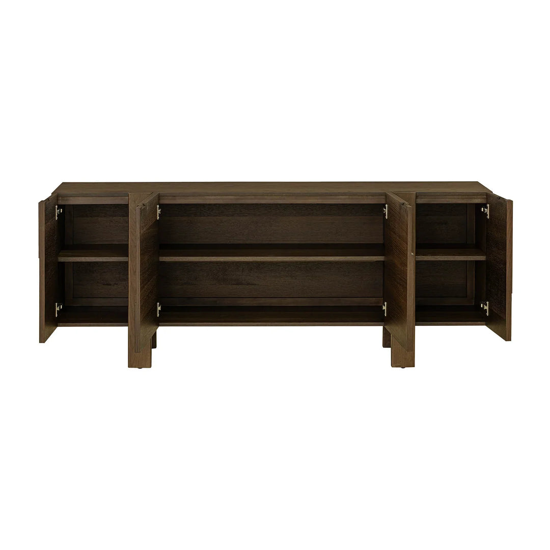 SwayLiving Abstract 4 Door Sideboard SIDEBOARDS + CREDENZAS