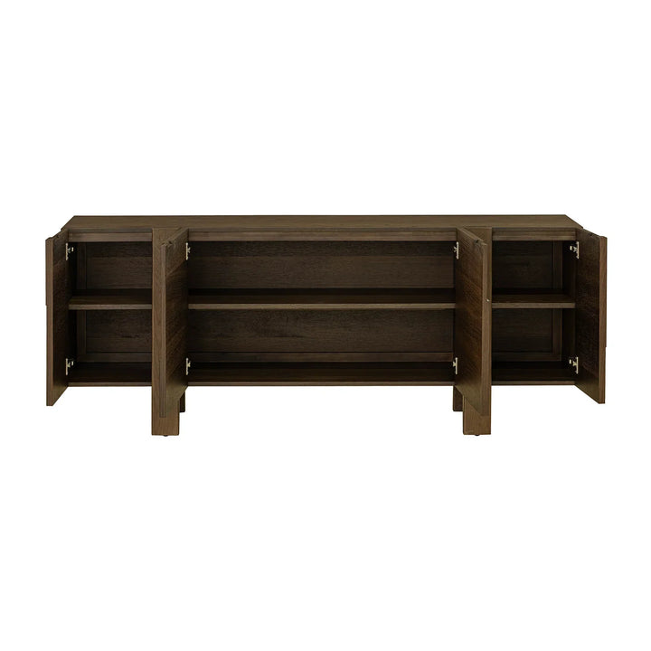 SwayLiving Abstract 4 Door Sideboard SIDEBOARDS + CREDENZAS