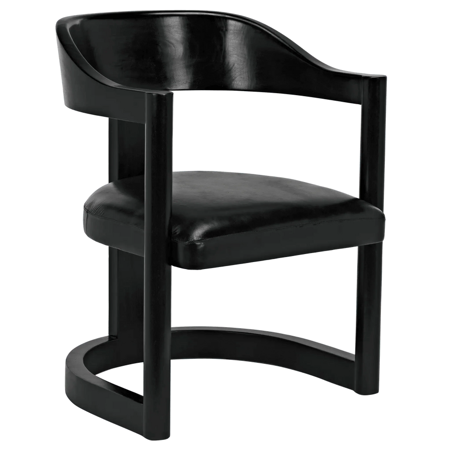 SwayLiving Mccormick Chair, Charcoal Black ACCENT + LOUNGE CHAIRS