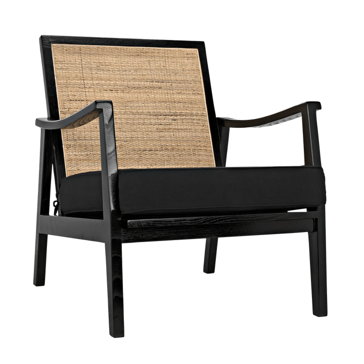 SwayLiving Lichtenstein Chair, Charcoal Black ACCENT + LOUNGE CHAIRS