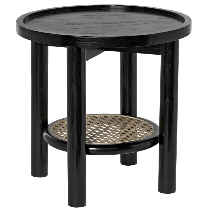 SwayLiving Hide Away Side Table, Charcoal Black ACCENT TABLES