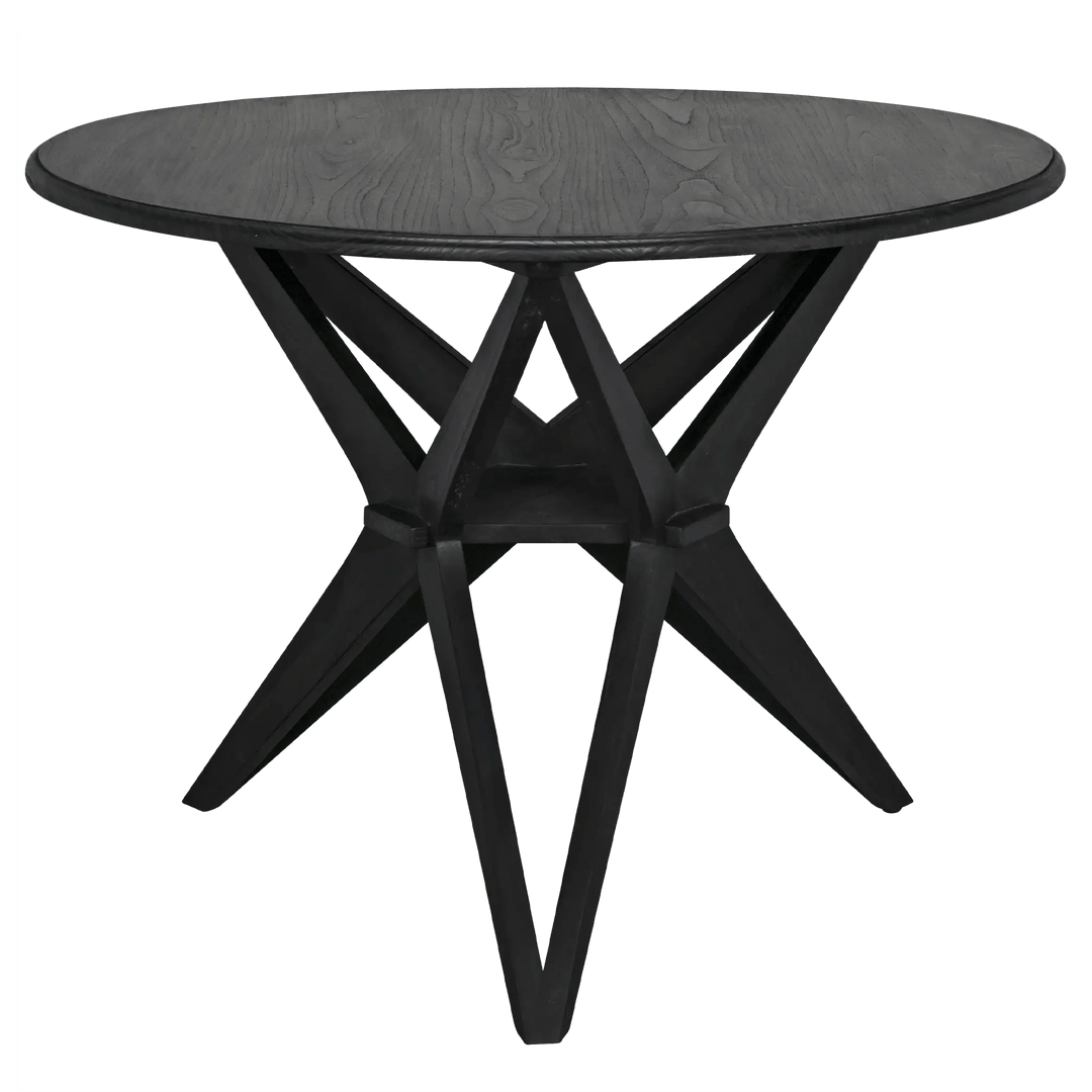 SwayLiving Victor Dining Table, Charcoal Black DINING TABLES