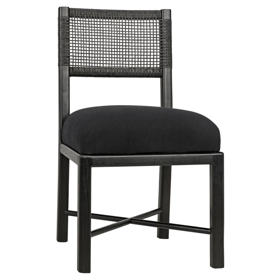 SwayLiving Lobos Chair, Charcoal Black - Set of 2 DINING CHAIRS