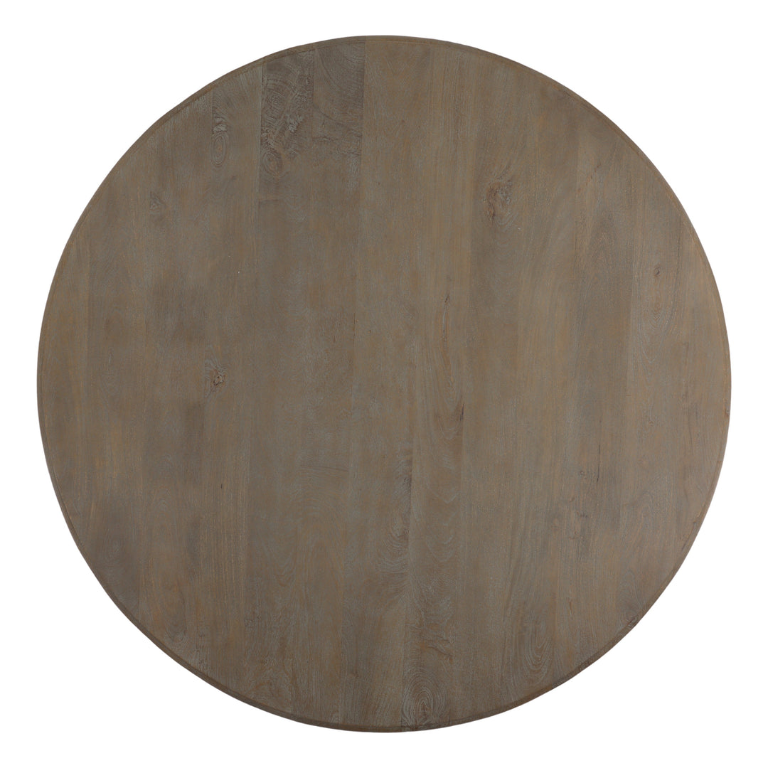 Arturis Dining Table Sienna Grey 60" — Overhead