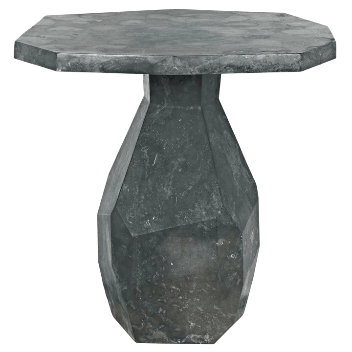 SwayLiving Polyhedron Side Table - Black Marble ACCENT TABLES