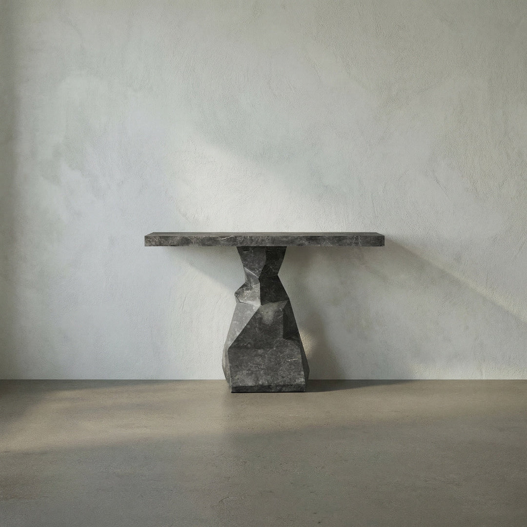 SwayLiving - Tilden Console, Black Marble - AM-319BM