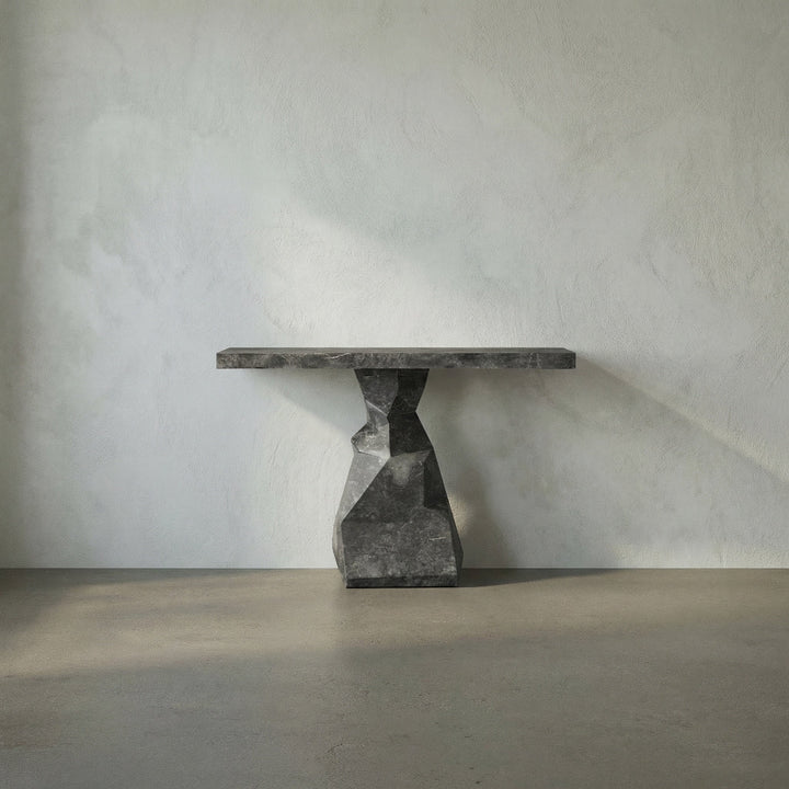 SwayLiving - Tilden Console, Black Marble - AM-319BM