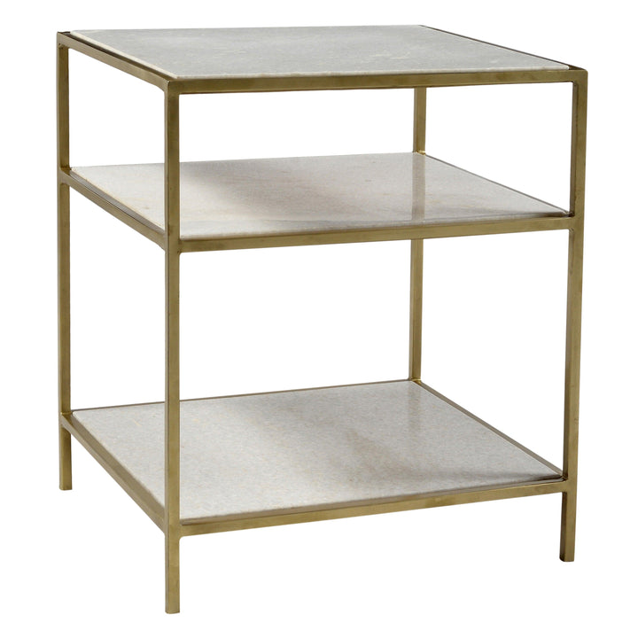 Higgson Side Table Brass - SwayLiving