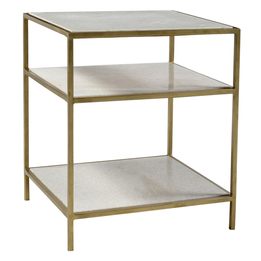 Higgson Side Table Brass - SwayLiving