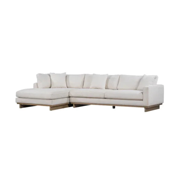 SwayLiving Paxton Upholstered 131" Sectional with Chaise SOFAS + SECTIONALS
