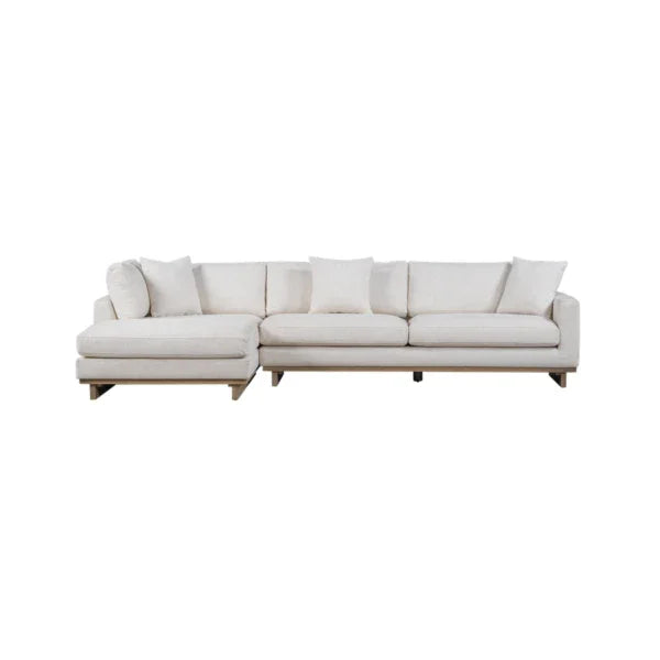 SwayLiving Paxton Upholstered 131" Sectional with Chaise SOFAS + SECTIONALS