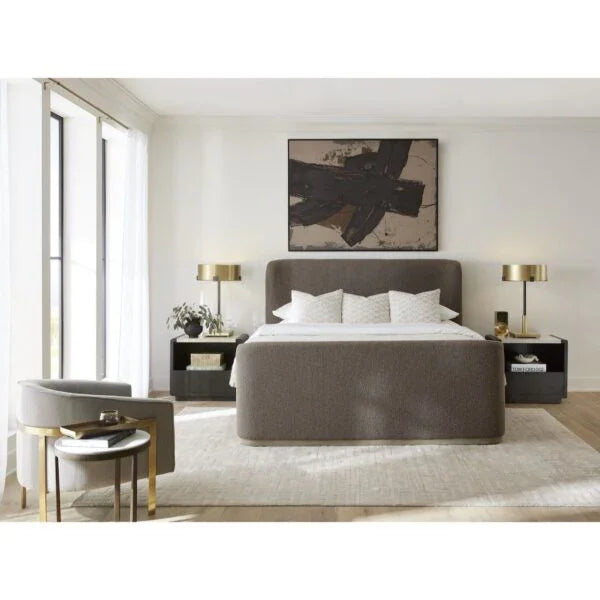SwayLiving Avery Polyester Upholstered Bed BEDS