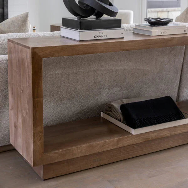 SwayLiving Chicago 84" Light Ash Finish Console Table CONSOLE TABLES