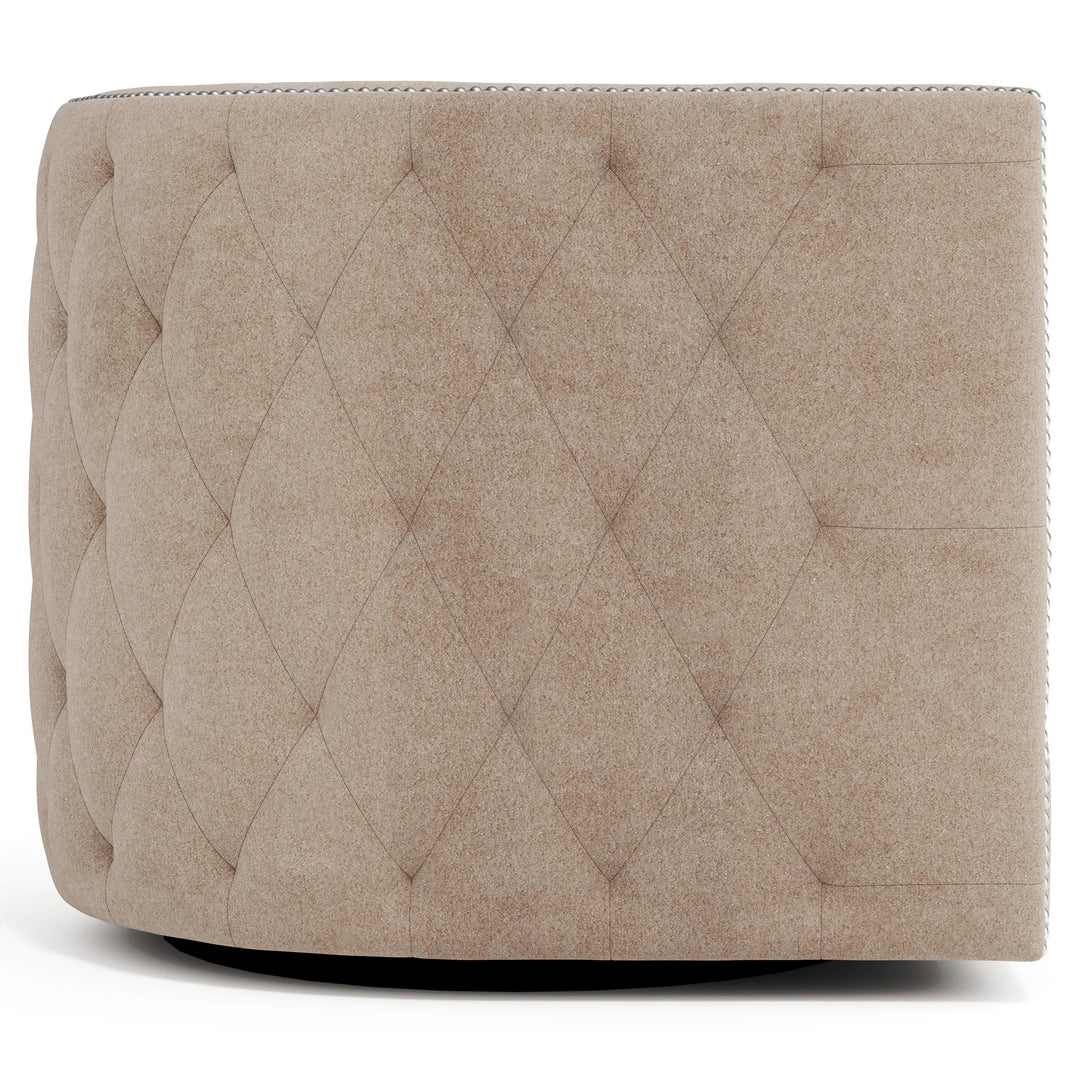SwayLiving - Palazzo Fabric Swivel Chair - B212SEA | SwayLiving