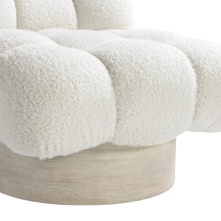 SwayLiving - Nico Fabric Swivel Chair - B2723ST | SwayLiving