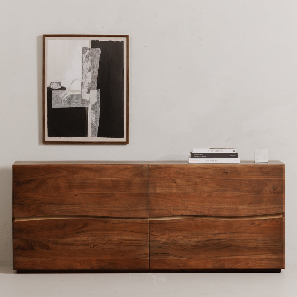 SwayLiving - Watson 4 Drawer Dresser Brown - BB-1001-03 | SwayLiving