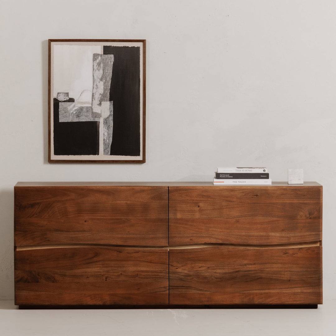 SwayLiving - Watson 4 Drawer Dresser Brown - BB-1001-03 | SwayLiving