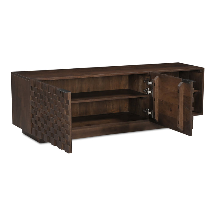 SwayLiving - Easton Media Cabinet Brown - BB-1020-03 | SwayLiving