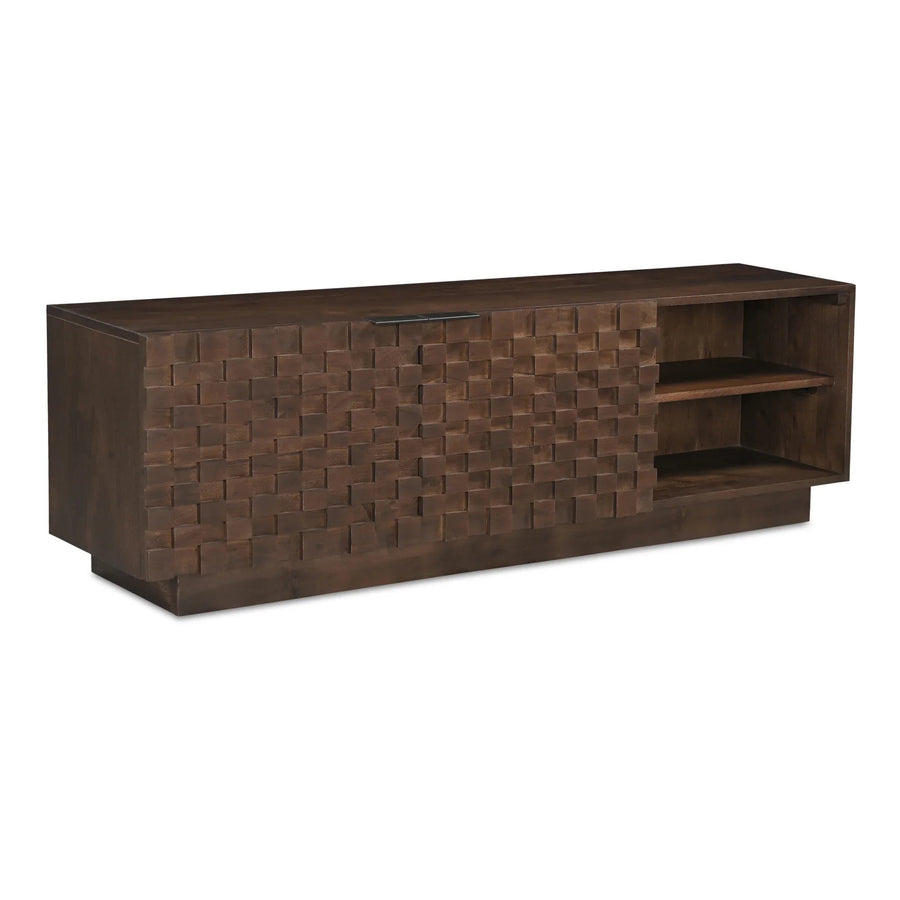 Easton Media Cabinet Brown - SwayLiving