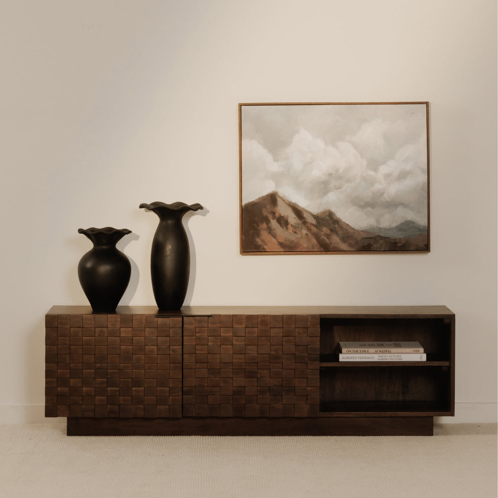 SwayLiving - Easton Media Cabinet Brown - BB-1020-03 | SwayLiving