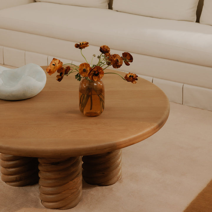 SwayLiving SwayLiving Treccia Round Coffee Table