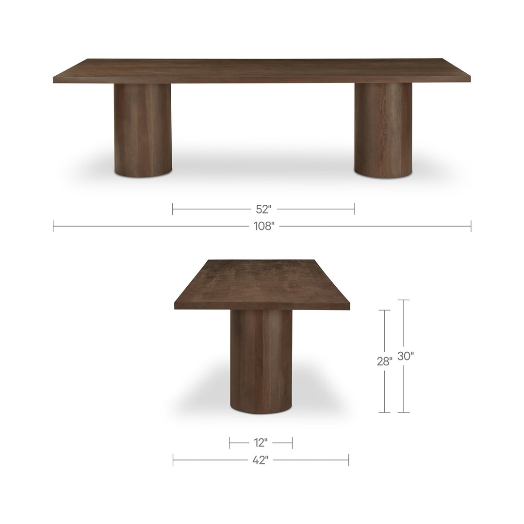 Hadley Dining Table Small Warm