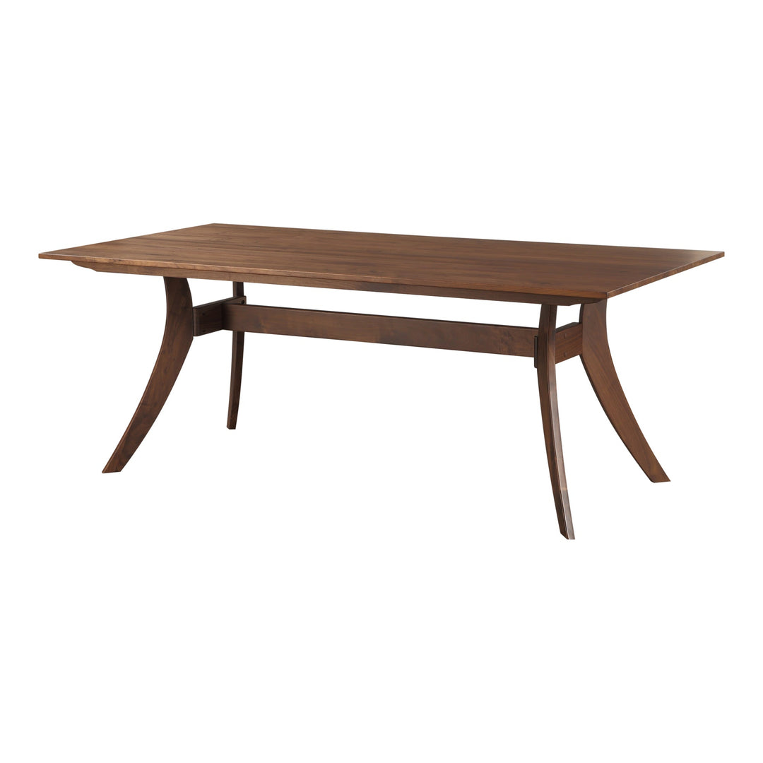 SwayLiving - Florence Rectangular Dining Table Small Walnut - BC-1001-03 | SwayLiving