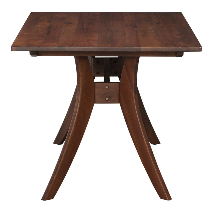 SwayLiving - Florence Rectangular Dining Table Small Walnut - BC-1001-03 | SwayLiving