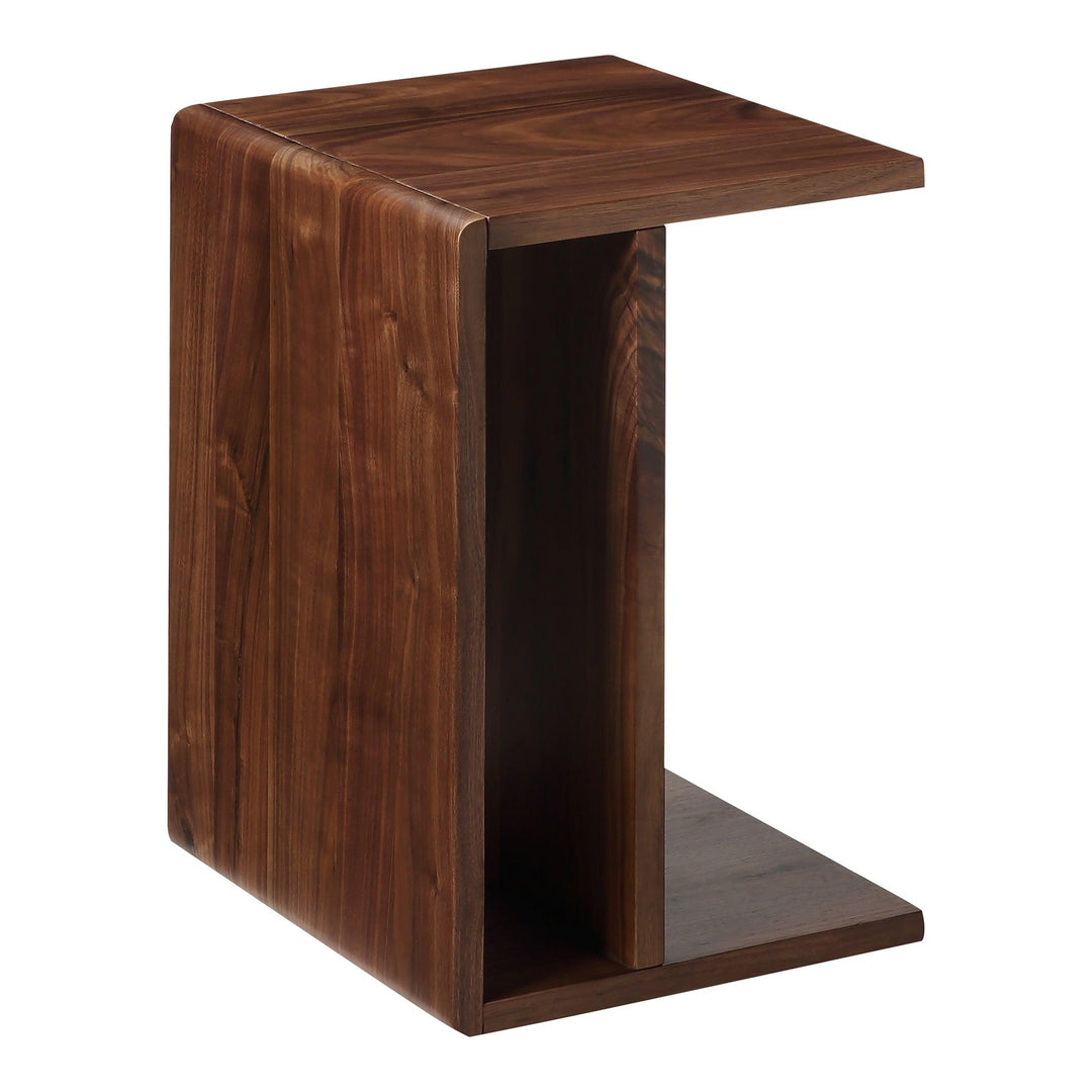 Hiroki Accent Table Walnut - SwayLiving