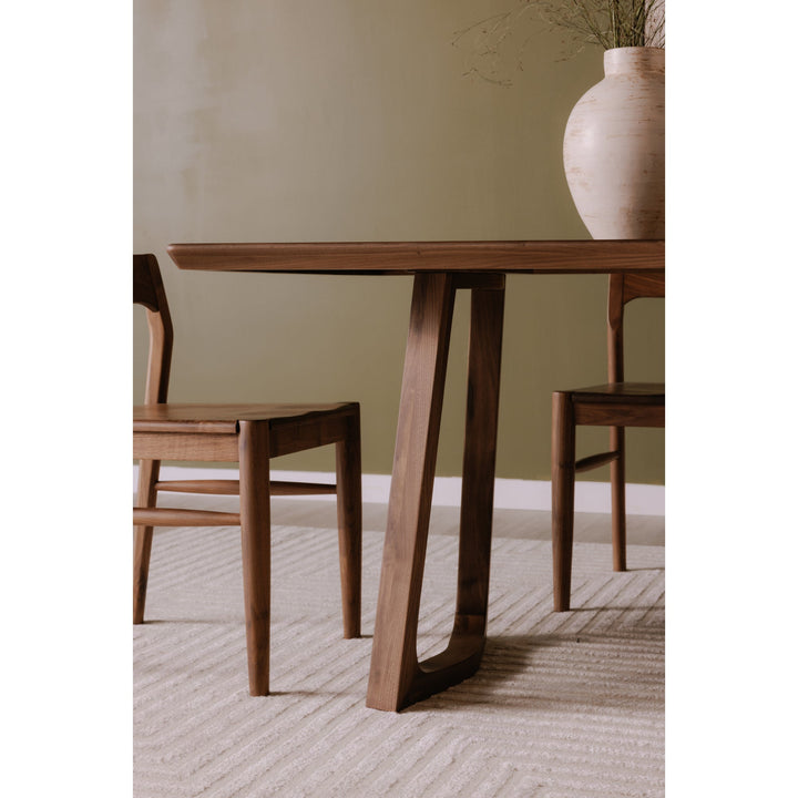 SwayLiving - Silas Dining Table Walnut - BC-1097-24-0 | SwayLiving