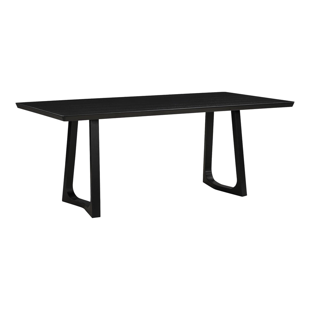 Silas Dining Table Black Ash - SwayLiving