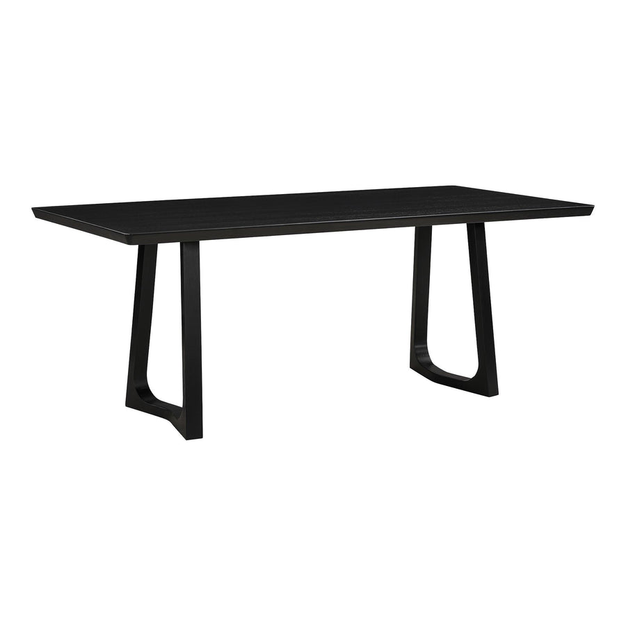 Silas Dining Table Black Ash - SwayLiving