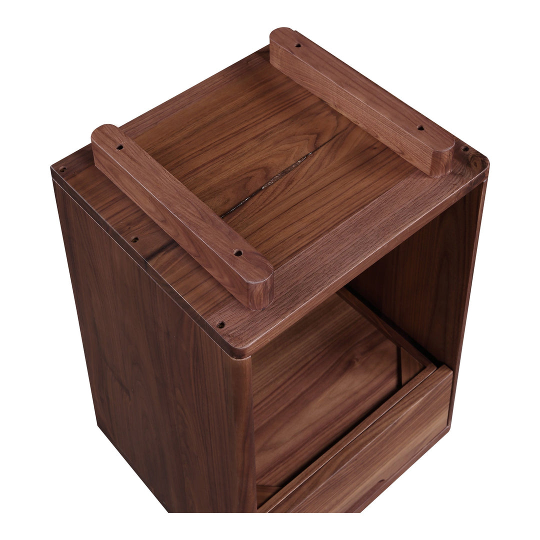 SwayLiving - Osamu Walnut Nightstand - BC-1103-24 | SwayLiving