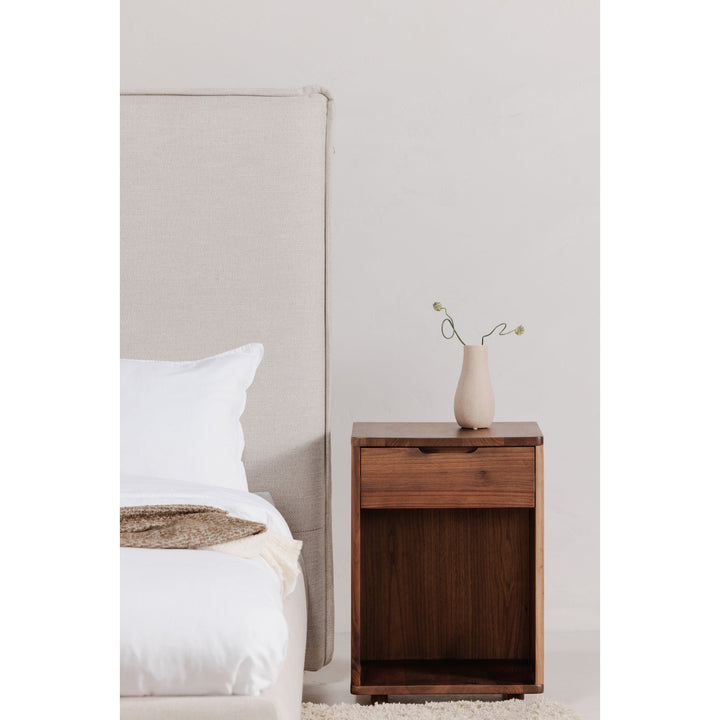 SwayLiving - Osamu Walnut Nightstand - BC-1103-24 | SwayLiving
