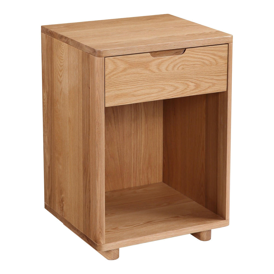 Osamu Oak Nightstand - SwayLiving