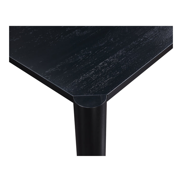 SwayLiving - Post Dining Table Oak Black - BC-1111-02-0 | SwayLiving