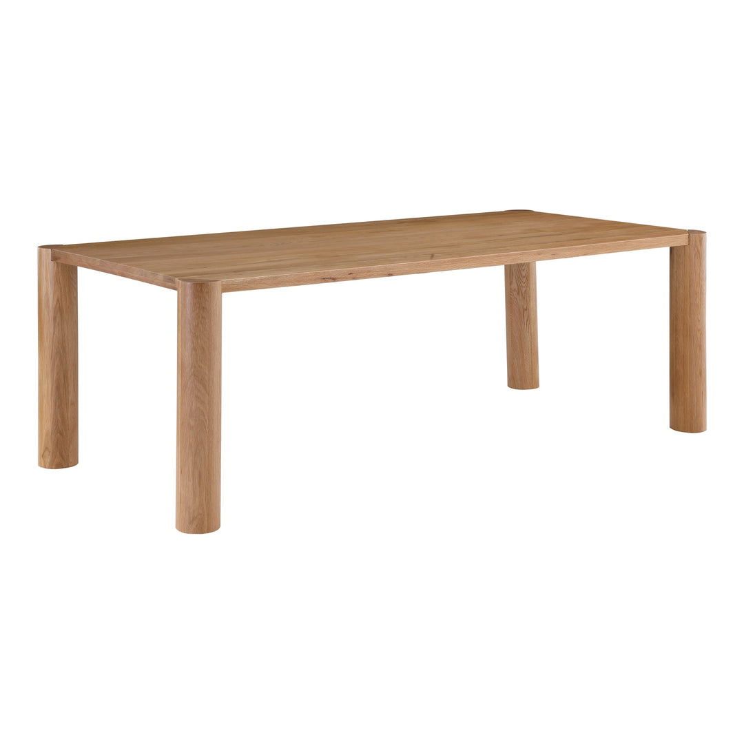 SwayLiving - Post Dining Table Oak Natural - BC-1111-18-0 | SwayLiving