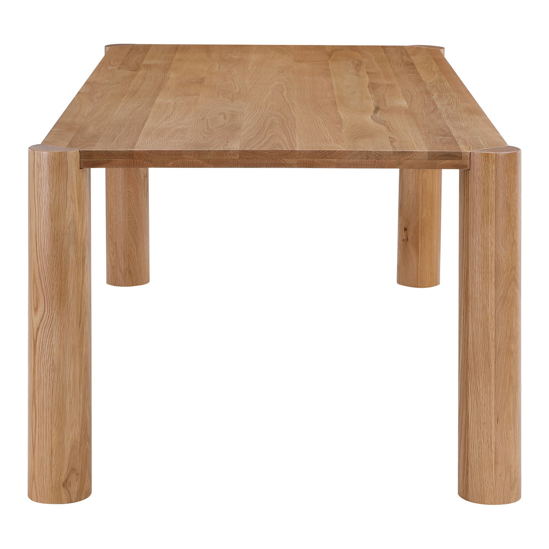 SwayLiving - Post Dining Table Oak Natural - BC-1111-18-0 | SwayLiving