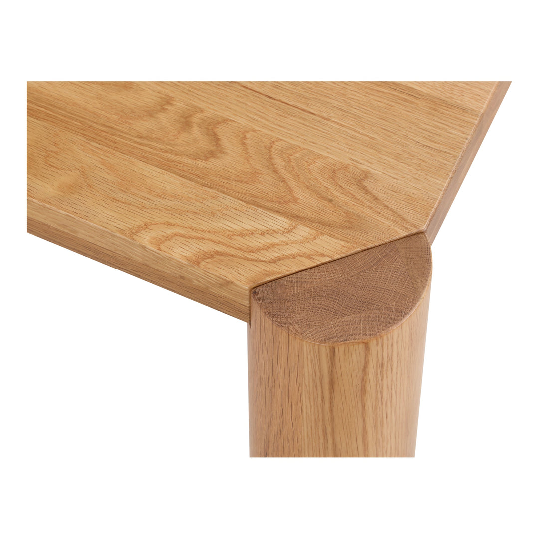 SwayLiving - Post Dining Table Oak Natural - BC-1111-18-0 | SwayLiving